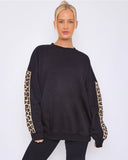 Jenny Sweat Top in Black (10-20)