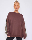 Jenny Sweat Top in Brown (10-20)