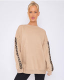 Jenny Sweat Top in Beige (10-20)