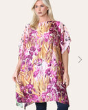 Katie Kaftan Cover Up in Pink