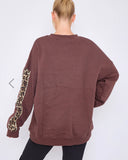 Jenny Sweat Top in Brown (10-20)