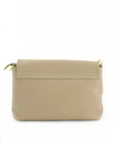 Willow Flap Over Leather Crossbody Bag in Tan